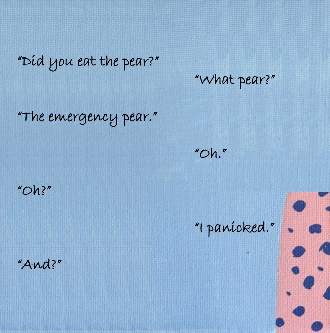 Cast No 100 "The Emergency Pear"